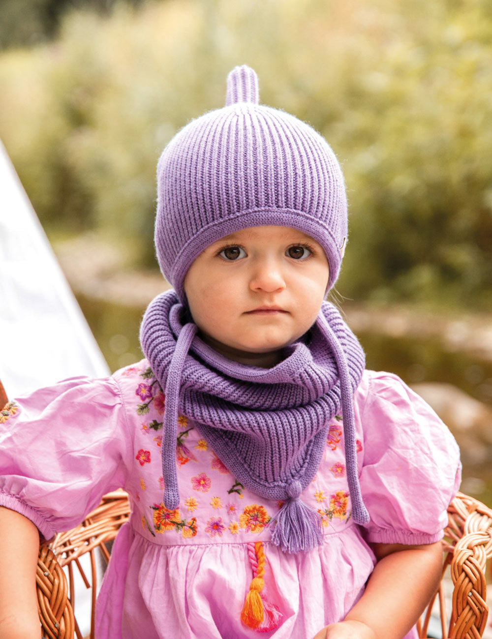 Cappellino per bambini PINNI lilla