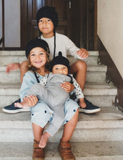 Gorro infantil PINNI azul oscuro