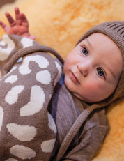 Babydeken LEO beige / crèmewit
