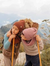Gorro para niños rosa