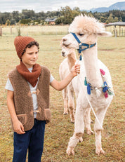 Gorro para niños marrón