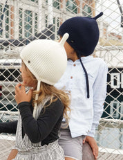 Gorro infantil PINNI azul oscuro