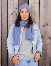 Children's scarf SAMI light blue