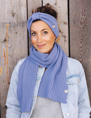 Children's headband ELLA light blue
