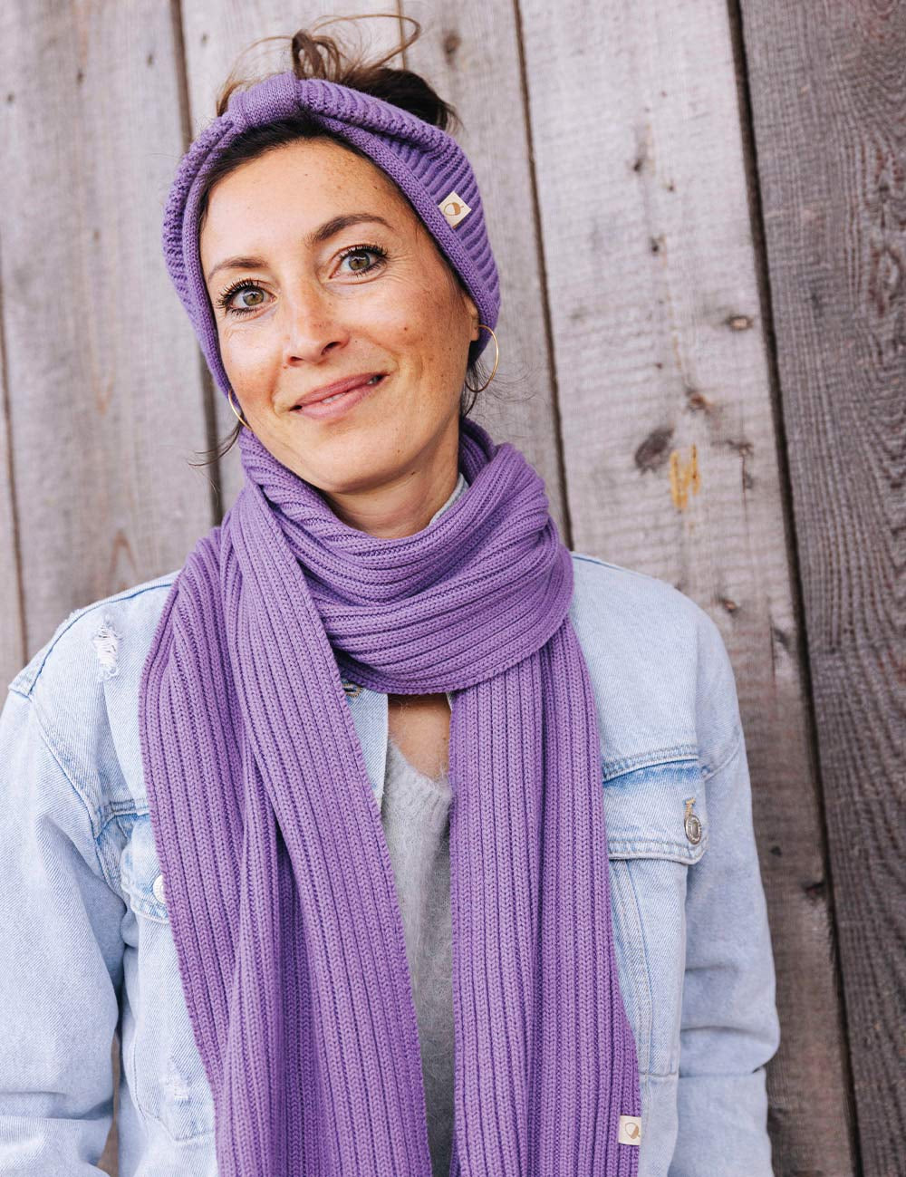 Scarf SAMI purple