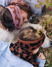 Children's headband LEO brown/black