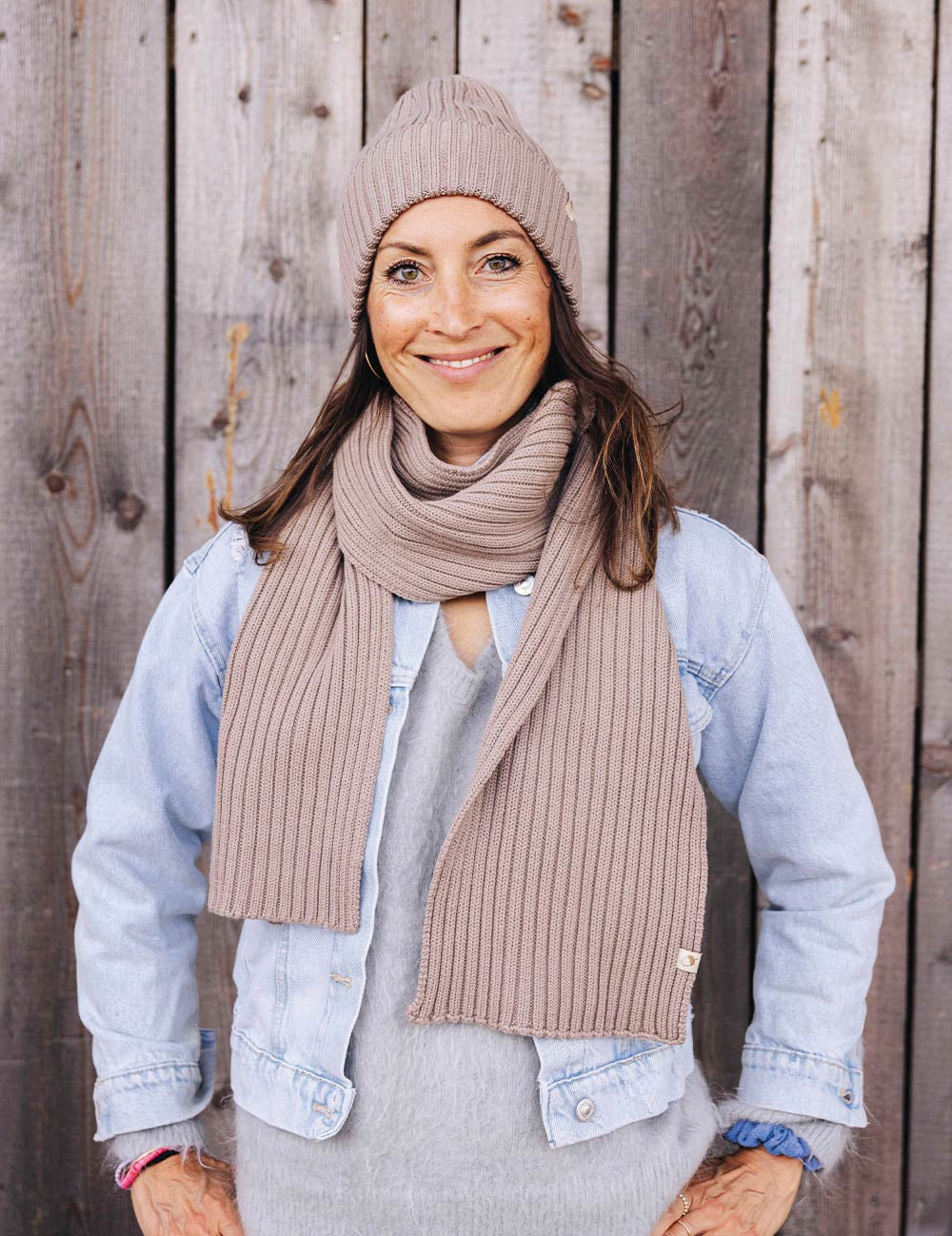Children's scarf SAMI beige