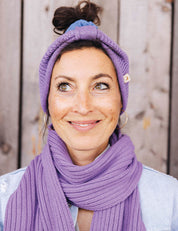 Children's scarf SAMI purple