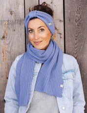 Children's scarf SAMI light blue