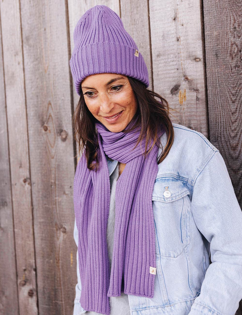 Scarf SAMI purple