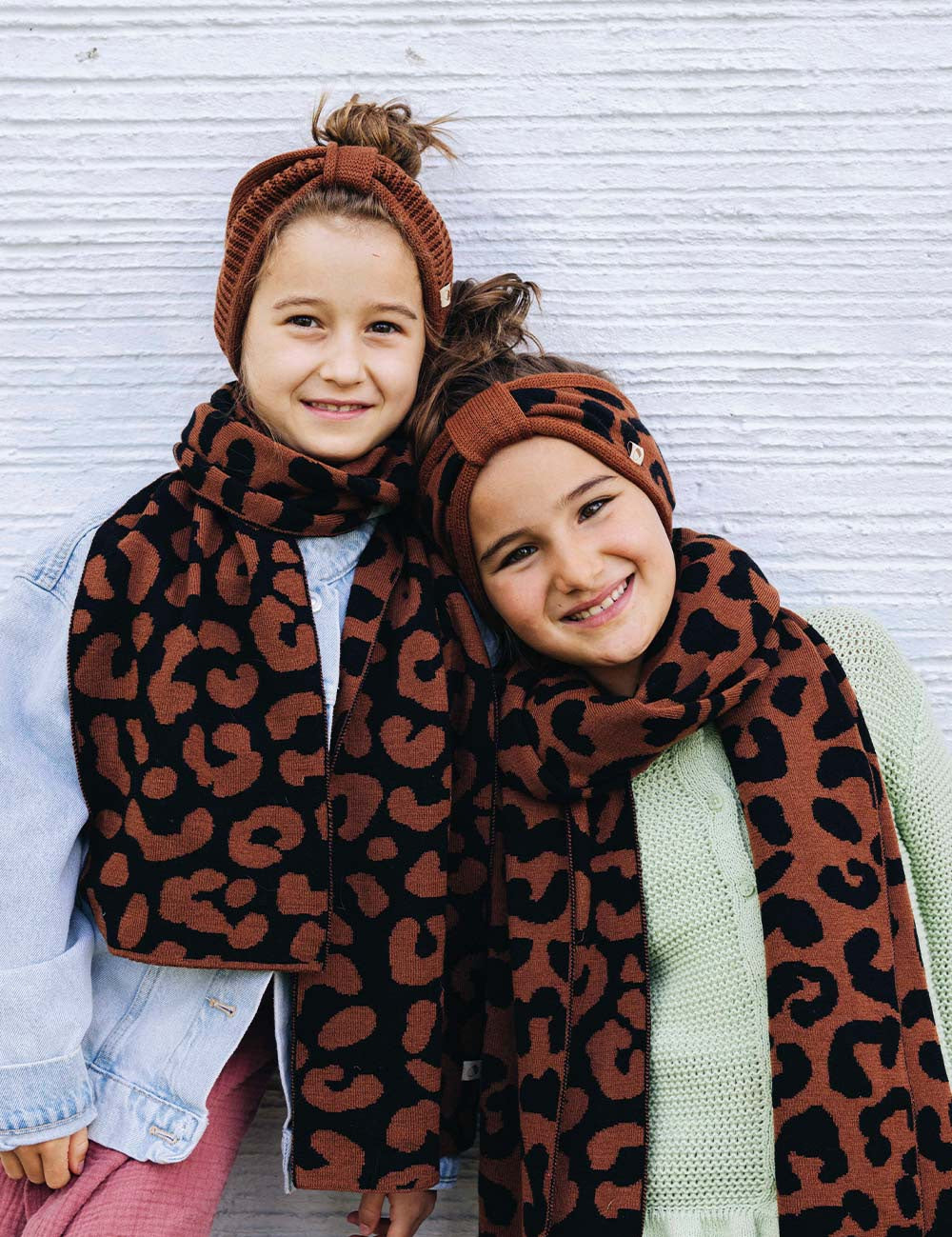 Children's headband LEO brown/black