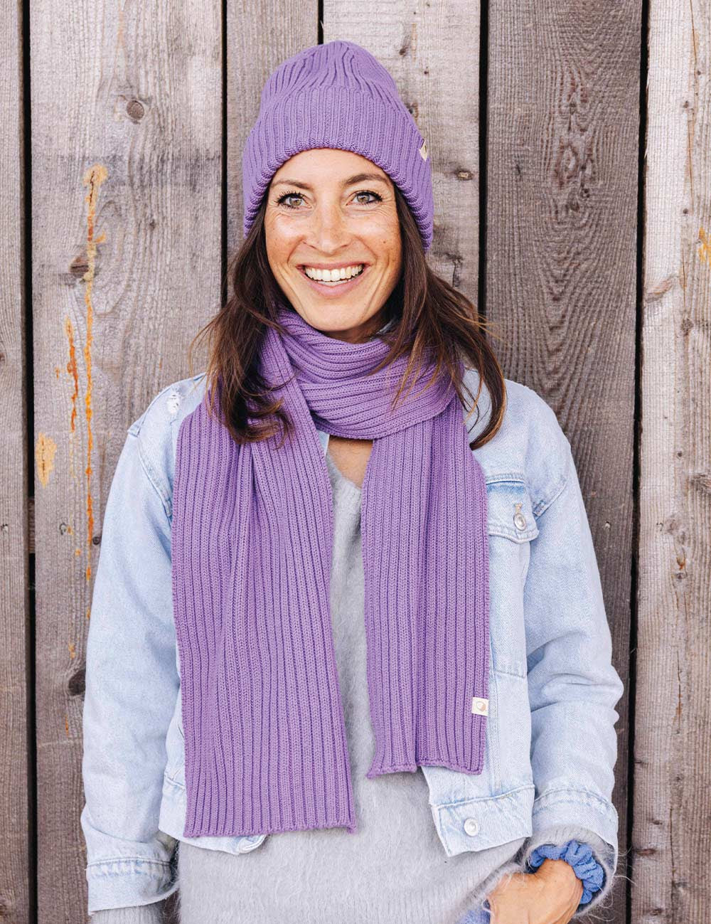 Scarf SAMI purple