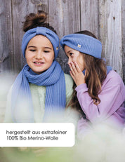 Bandeau enfant ELLA bleu clair