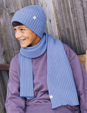 Children's scarf SAMI light blue
