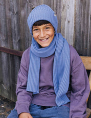 Children's scarf SAMI light blue