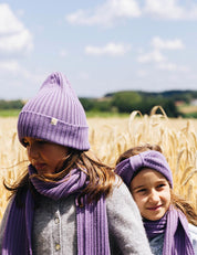 Children's scarf SAMI purple