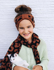Headband LEO brown/black