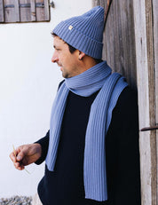 Children's scarf SAMI light blue