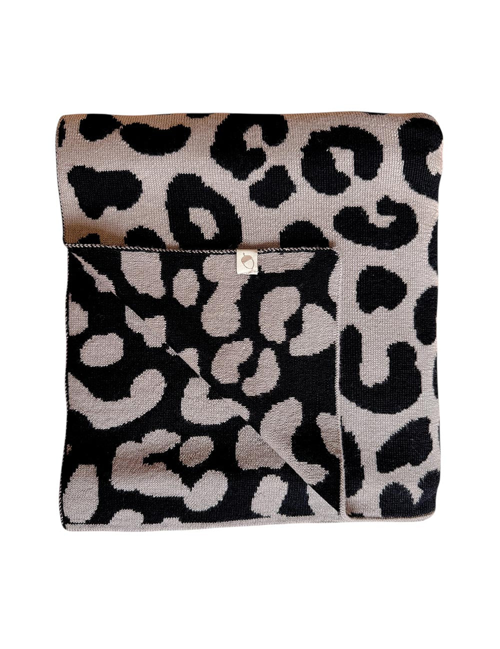 XXL Schal LEO beige/schwarz