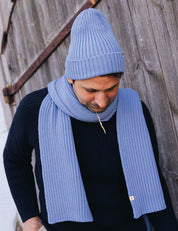 Children's scarf SAMI light blue