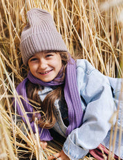 Children's scarf SAMI purple