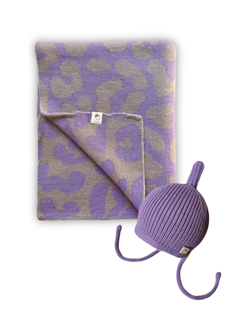 SET - Leo Babydecke & Babymütze PINNI