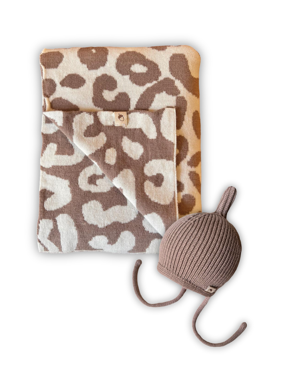 SET - Leo Babydecke & Babymütze PINNI