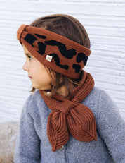 Children's headband LEO brown/black