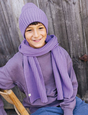 Children's scarf SAMI purple