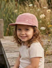 Kinder Cord Cap rosa