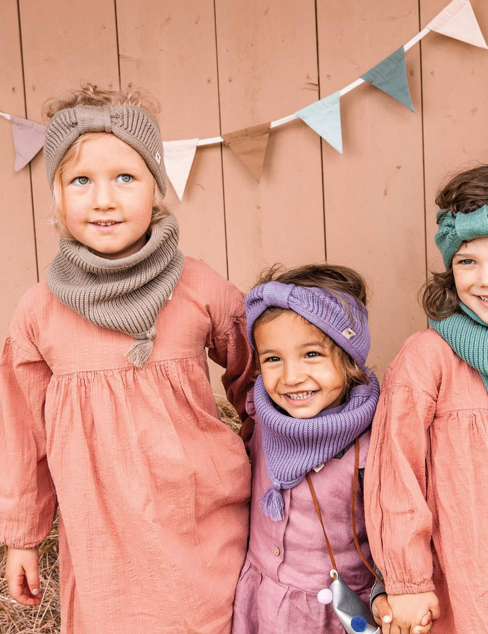 Children's headband ELLA beige