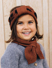 Children's headband LEO brown/black
