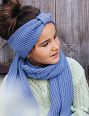 Children's scarf SAMI light blue