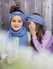 Children's headband ELLA light blue