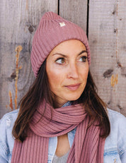 Bonnet rose pour adultes