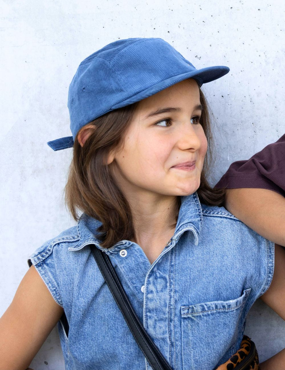 Kinder Cordkeps ljusblå