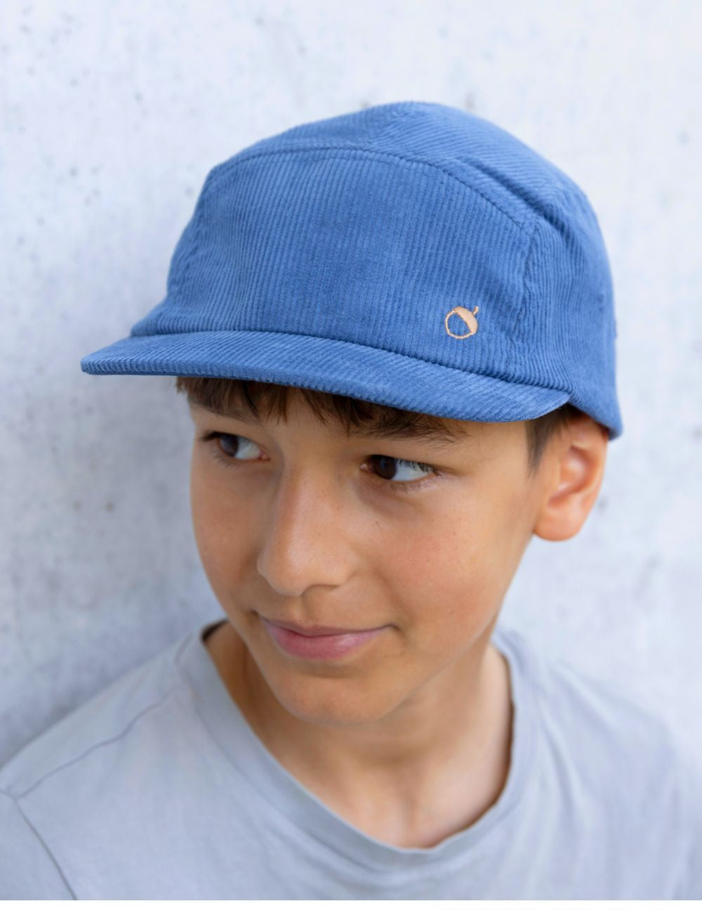 Kinder Cordkeps ljusblå