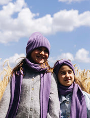 Children's scarf SAMI purple