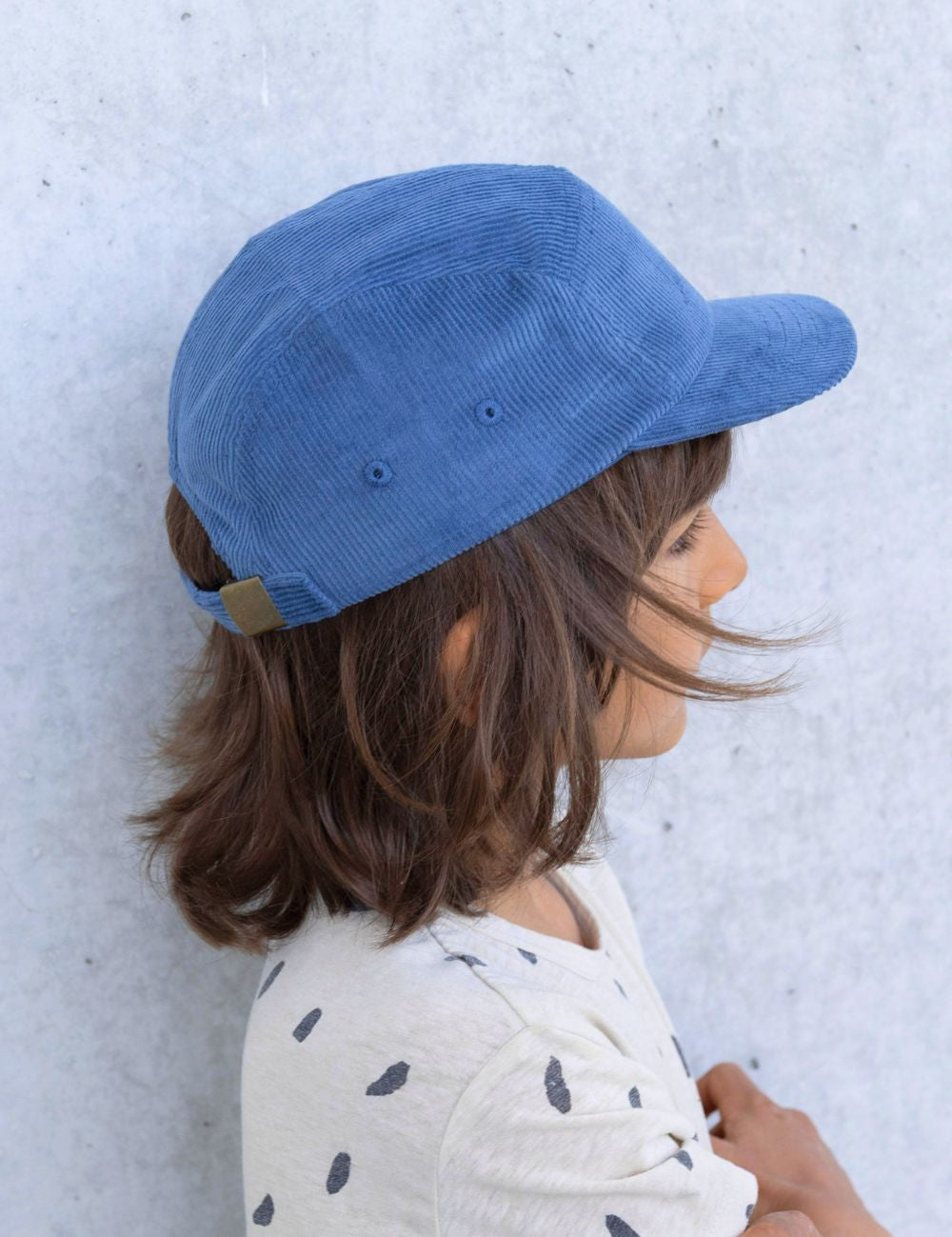 Kinder Cordkeps ljusblå