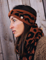 Headband LEO brown/black