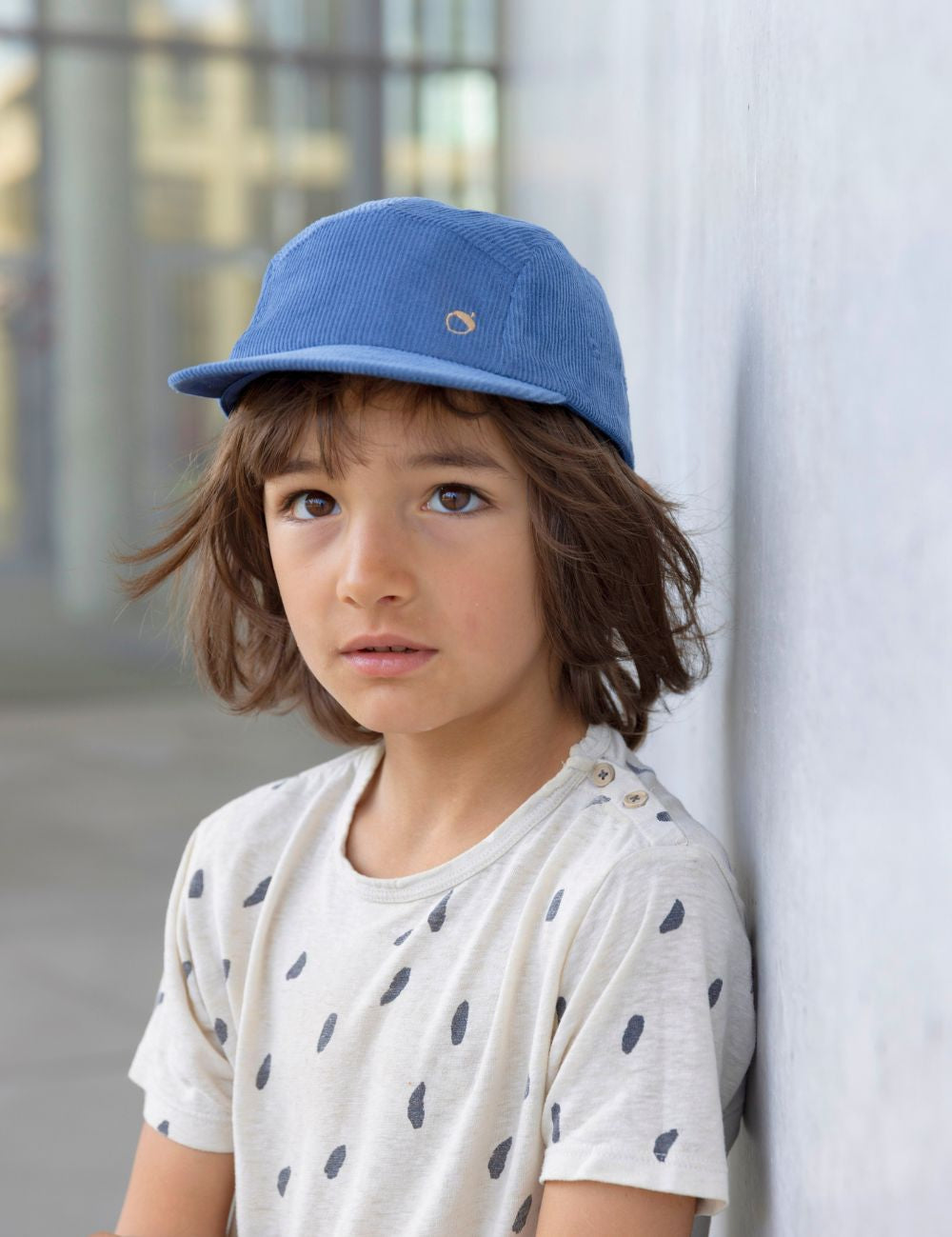 Kinder Cordkeps ljusblå