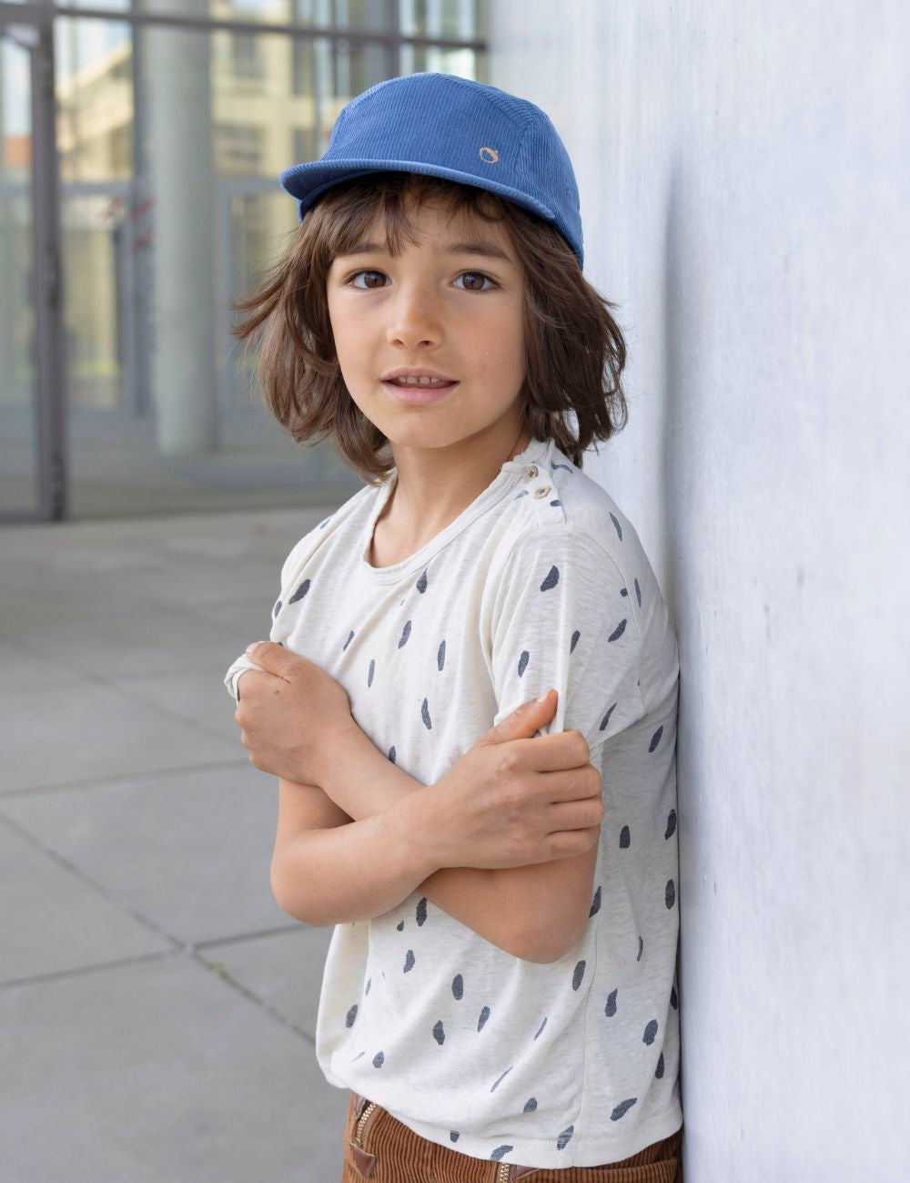 Kinder Cordkeps ljusblå