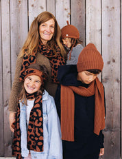 XXL Scarf LEO brown/black