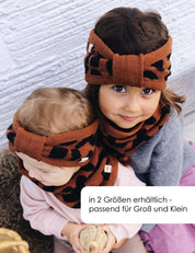 Headband LEO brown/black