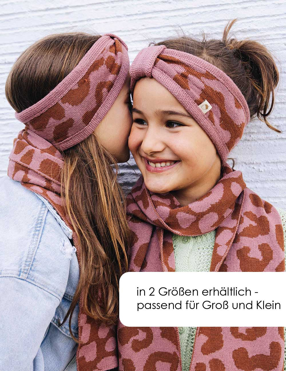 Bandeau LEO brun/rose