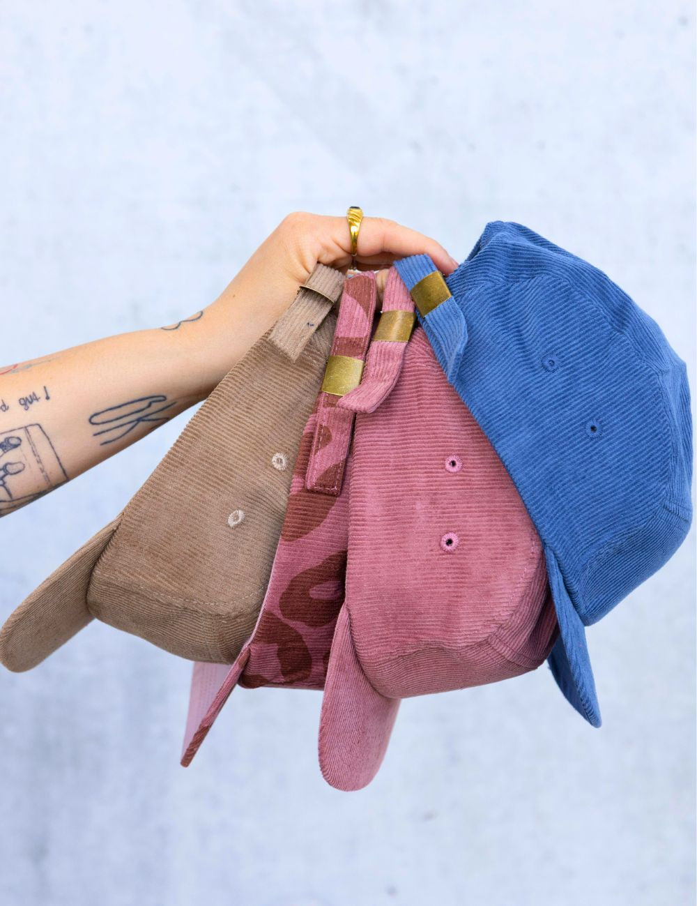 Kinder Cord Cap beige