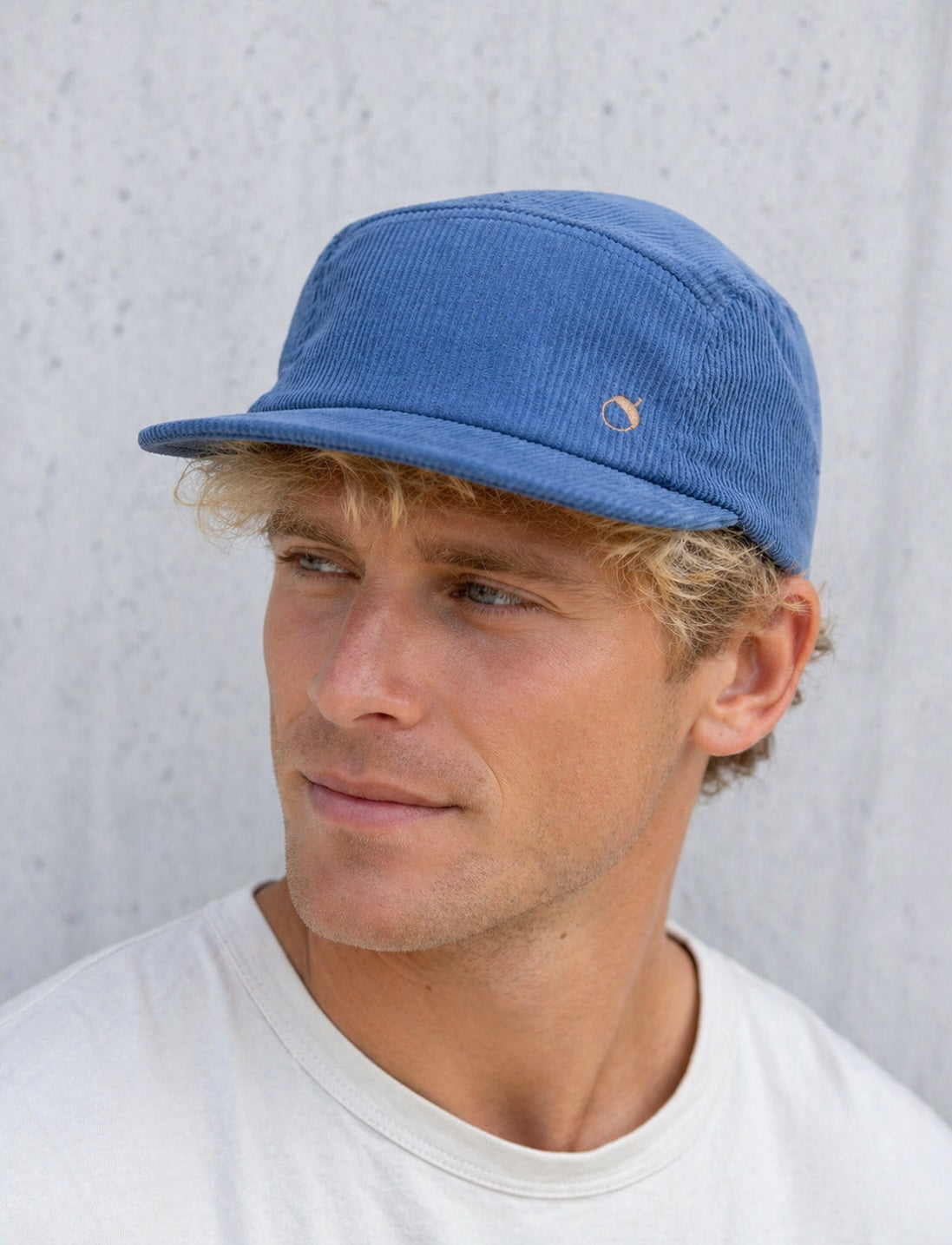 Capuchon de cordon pour adultes bleu clair