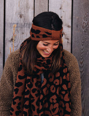 Headband LEO brown/black