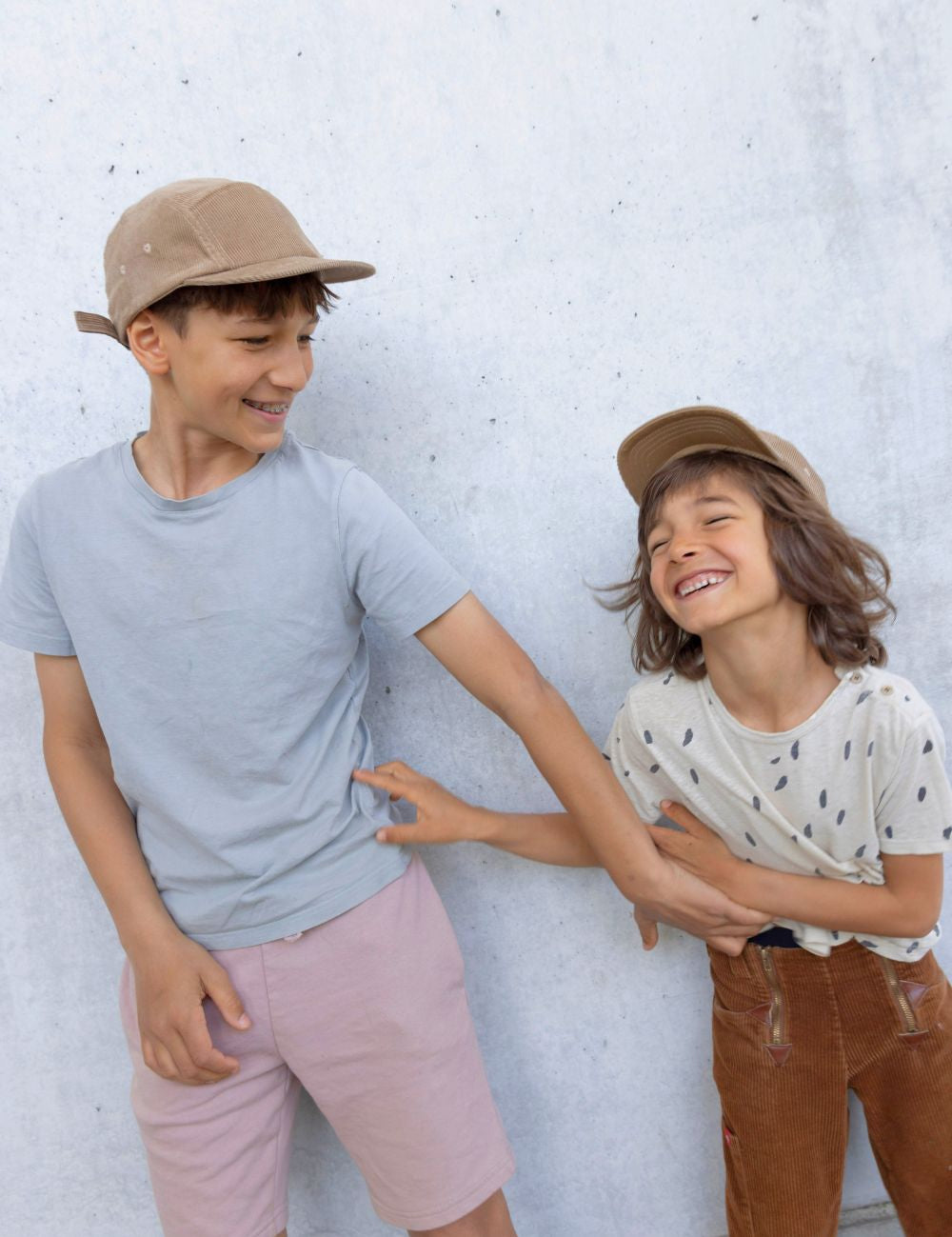 Kinder Cord Cap beige