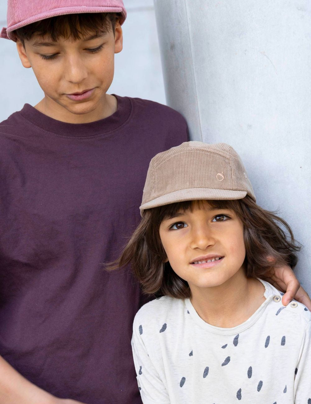 Kinder Cord Cap beige
